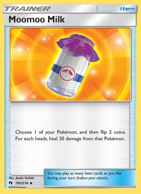 Moomoo Milk, card 185 from Lost Thunder