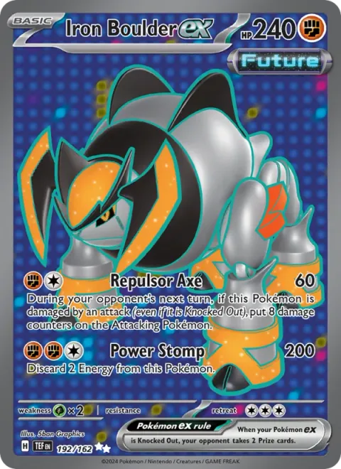 Iron Boulder ex, card 192 from Temporal Forces