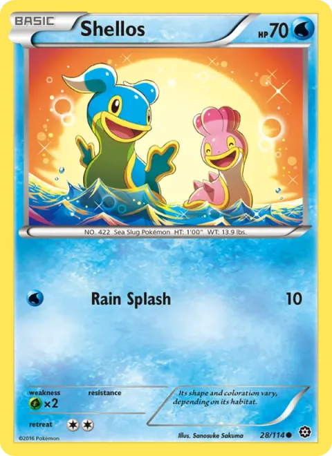 Shellos, card 28 from Steam Siege