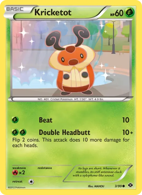 Kricketot, card 3 from Next Destinies