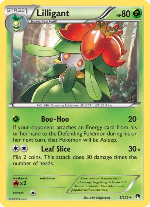 Lilligant, card 8 from BREAKpoint