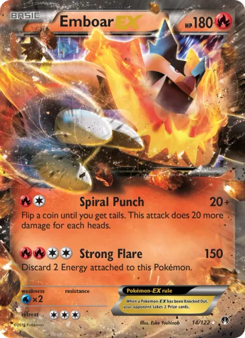 Emboar EX, carte 14 de BREAKpoint