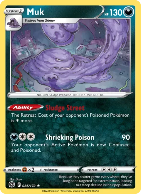 Muk, card 085 from Brilliant Stars