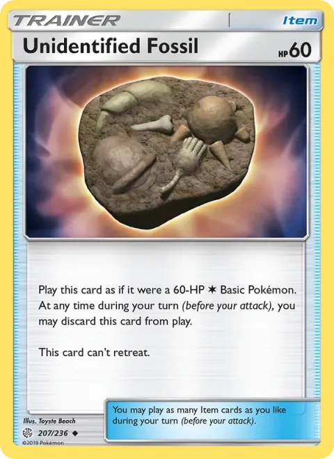 Unidentified Fossil, carte 207 de Cosmic Eclipse