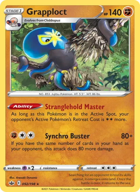 Grapploct, card 92 from Chilling Reign