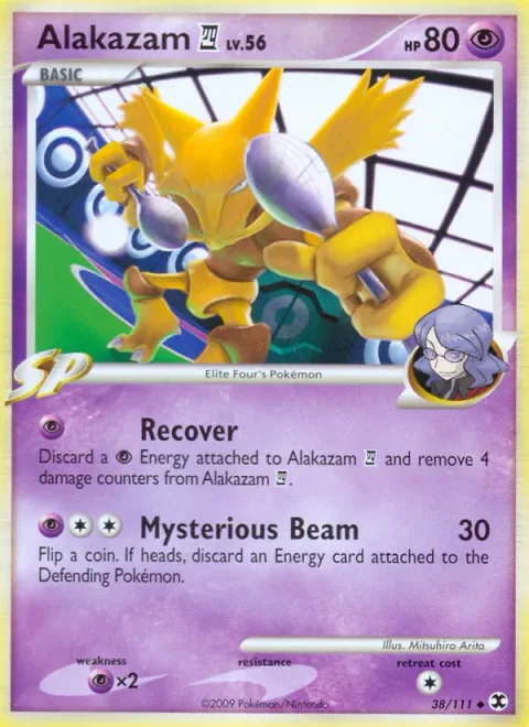 Alakazam E4, carte 38 de Rising Rivals