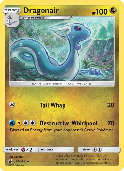 Dragonair, carte 150 de Unified Minds