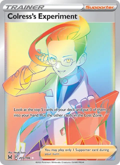 Colress's Experiment, carte 205 de Lost Origin