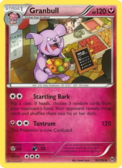 Granbull, carte 99 de BREAKthrough