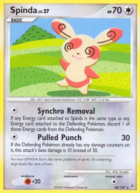 Spinda, card 46 from Supreme Victors