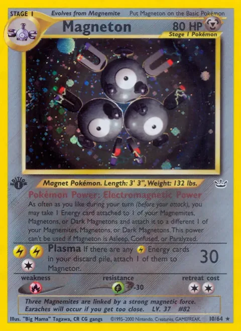 Magneton, carte 10 de Neo Revelation