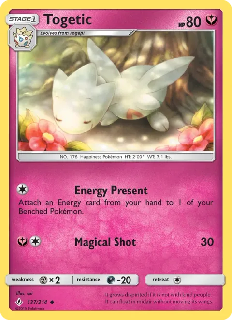 Togetic, carte 137 de Unbroken Bonds