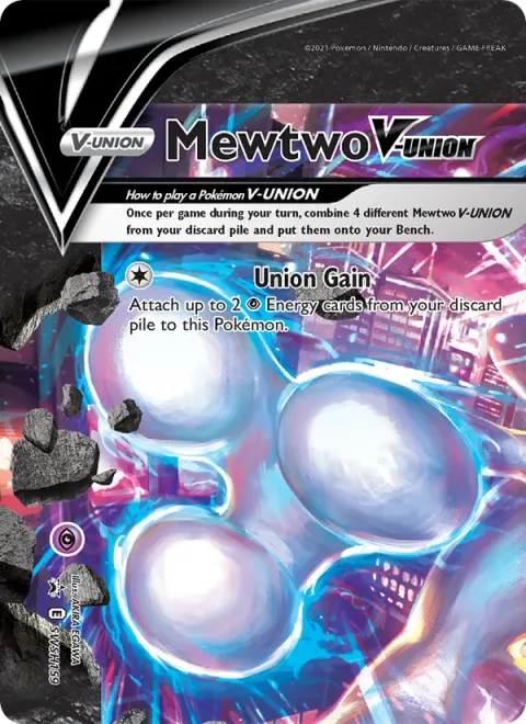 Mewtwo V-UNION, carte SWSH159 de SWSH Black Star Promos