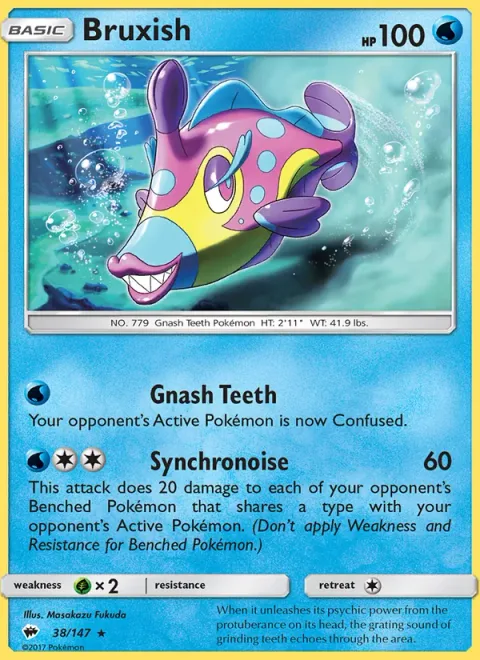 Bruxish, carte 38 de Burning Shadows