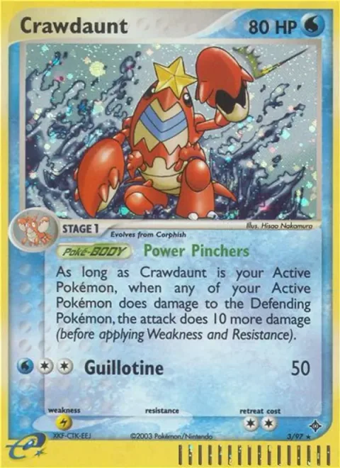 Crawdaunt, card 3 from Dragon