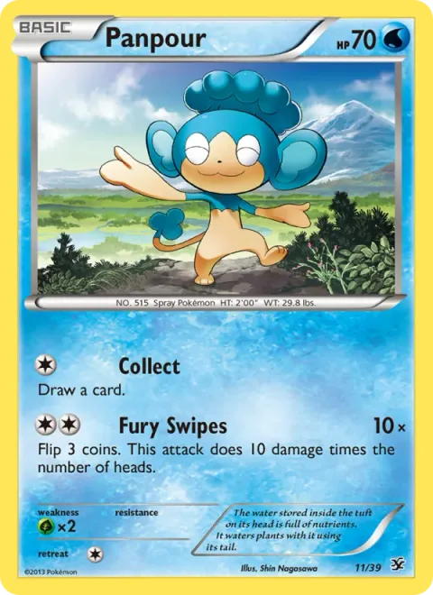 Panpour, carte 11 de Kalos Starter Set