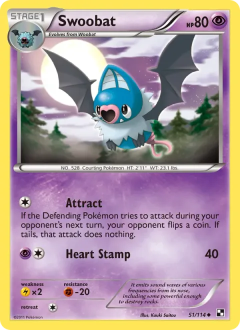 Swoobat, carte 51 de Black & White