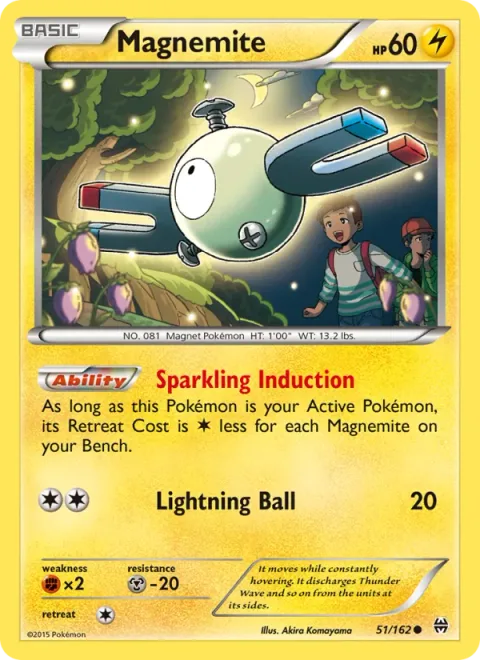 Magnemite, card 51 from BREAKthrough