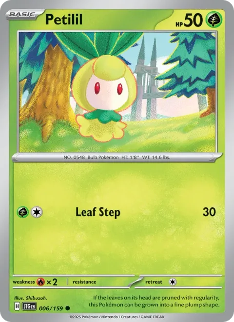 Petilil, carte 006 de Journey Together