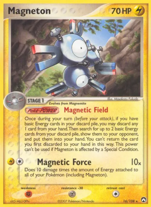 Magneton, carte 16 de Power Keepers