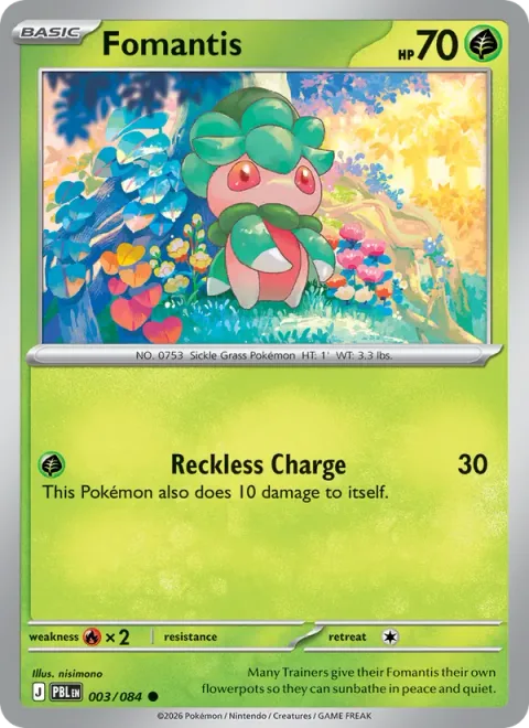 Fomantis, card 003 from Pitch Black