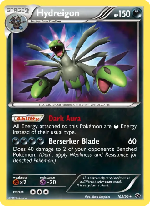 Hydreigon, card 103 from Next Destinies
