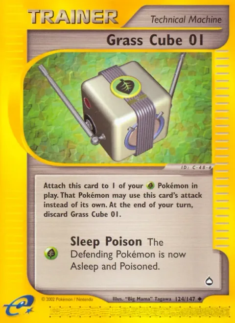 Grass Cube 01, carte 124 de Aquapolis