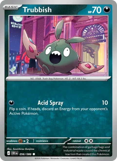 Trubbish, carte 056 de Chaos Rising