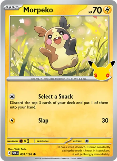 Morpeko, card 061 from 30th Celebration