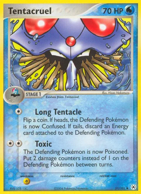 Tentacruel, card 51 from Hidden Legends