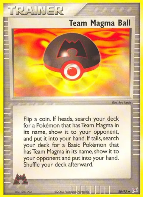 Team Magma Ball, carte 80 de Team Magma vs Team Aqua