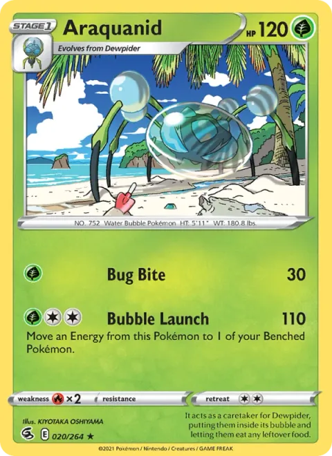 Araquanid, card 20 from Fusion Strike