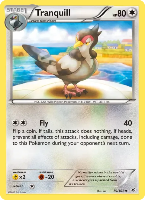 Tranquill, card 79 from Roaring Skies
