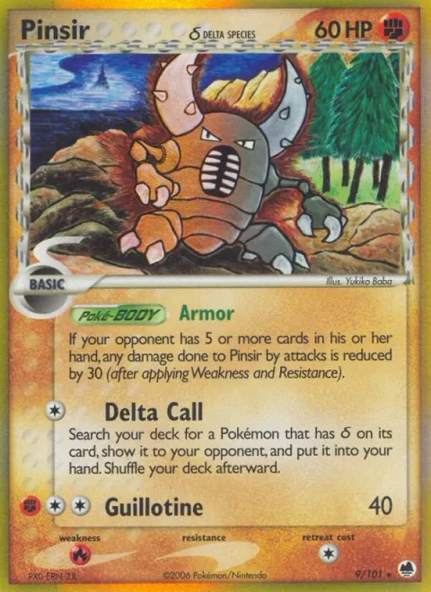 Pinsir δ, carte 9 de Dragon Frontiers