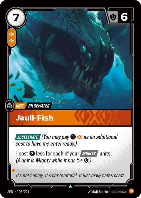 Jaull-Fish, carte sfd-103-221 de Spiritforged