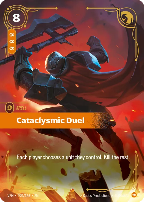 Cataclysmic Duel, carte ven-090-166 de Vendetta