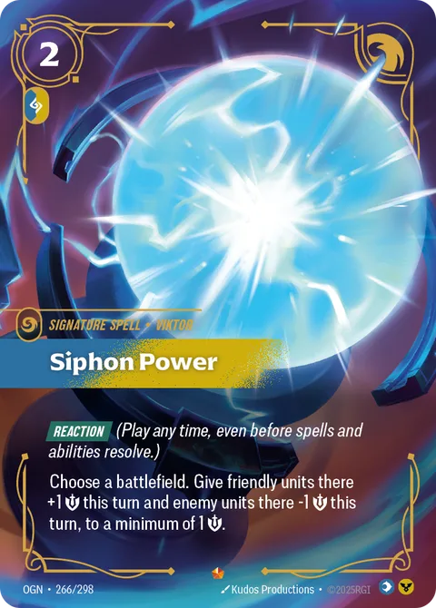 Siphon Power, carte ogn-266-298 de Origins