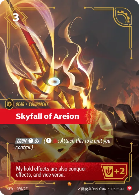 Skyfall of Areion, card sfd-030-221 from Spiritforged
