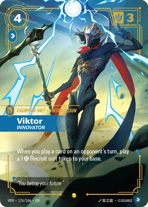 Viktor, Innovator, carte ven-176-166 de Vendetta