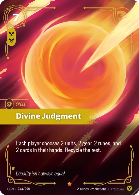 Divine Judgment, card ogn-244-298 from Origins