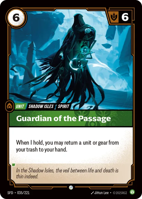Guardian of the Passage, card sfd-035-221 from Spiritforged
