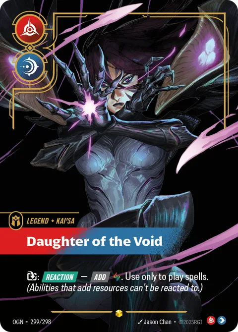 Kai'Sa - Daughter of the Void (Overnumbered), card ogn-299-298 from Origins