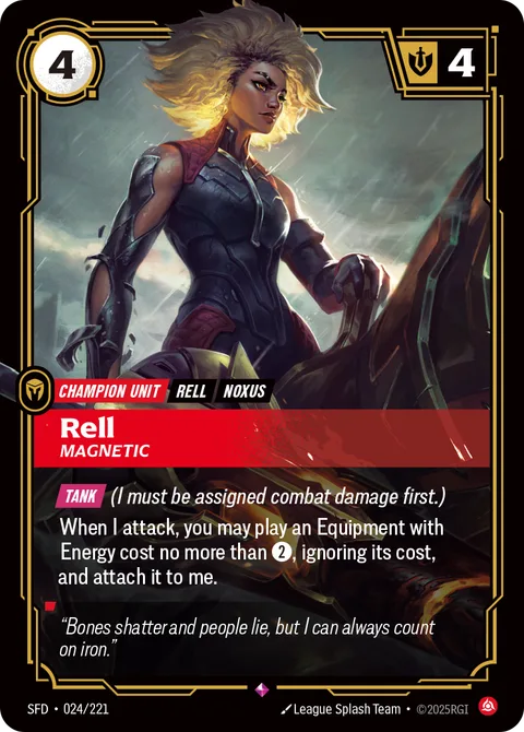 Rell - Magnetic, carte sfd-024-221 de Spiritforged