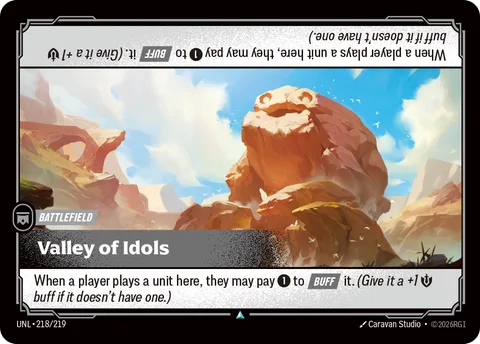Valley of Idols, card unl-218-219 from Unleashed