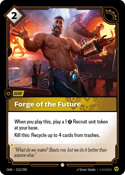 Forge of the Future, carte ogn-212-298 de Origins