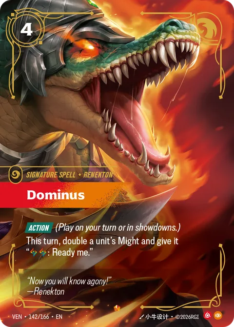 Dominus, card ven-142-166 from Vendetta