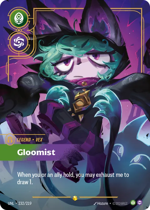 Vex - Gloomist (Overnumbered), card unl-232-219 from Unleashed
