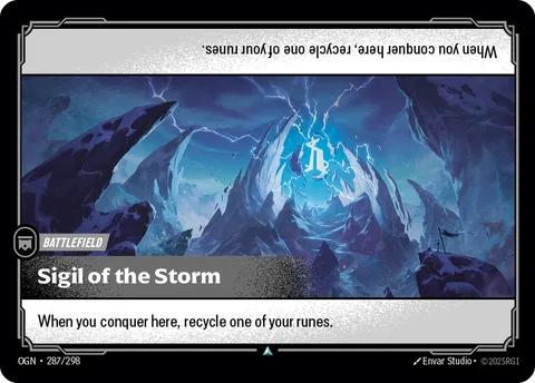 Sigil of the Storm, carte ogn-287-298 de Origins