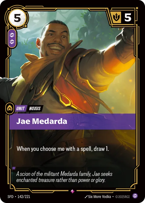 Jae Medarda, card sfd-142-221 from Spiritforged