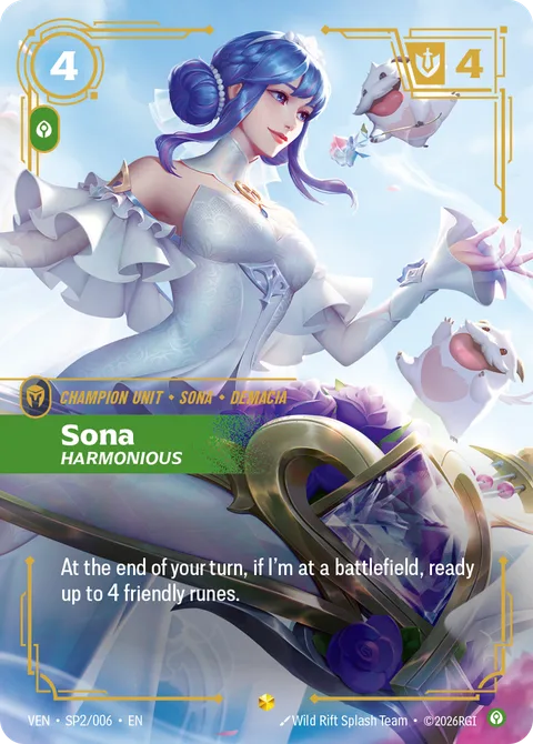 Sona, Harmonious, carte ven-sp2-006 de Vendetta